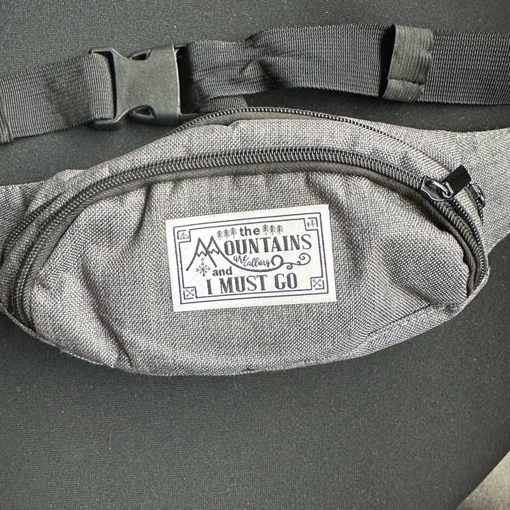 'The Mountains Are Calling and I Must Go' Fanny Pack